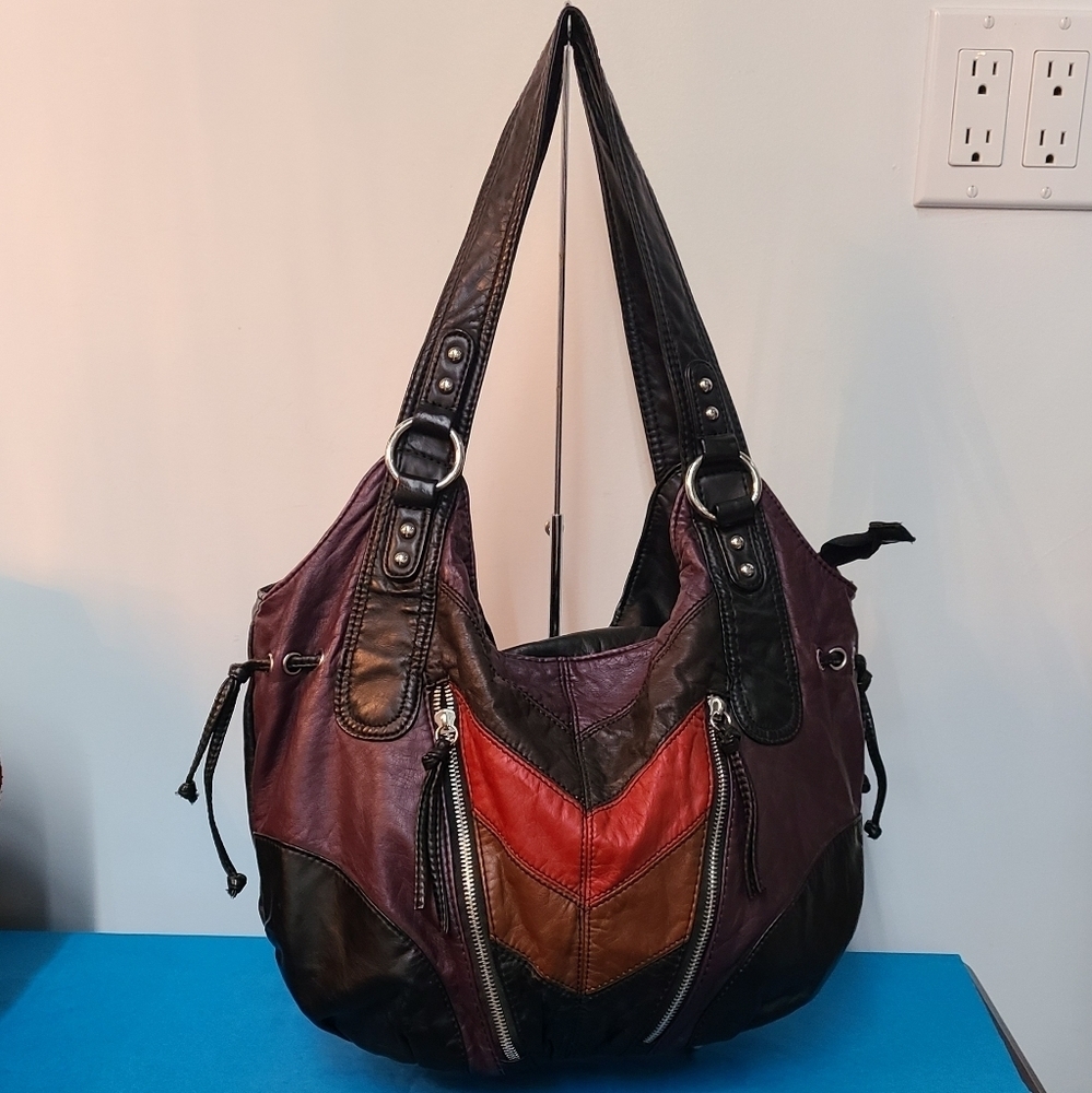 Bueno Multi-Color Leather Bag